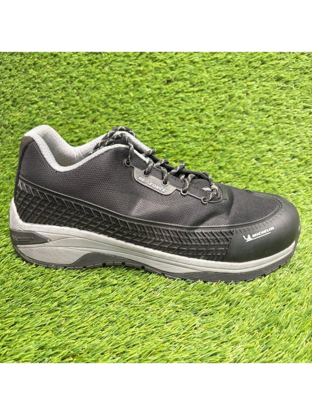 Michelin Latitude Tour Mens Size 11E Black Gray Alloy Toe Safety Work Shoes